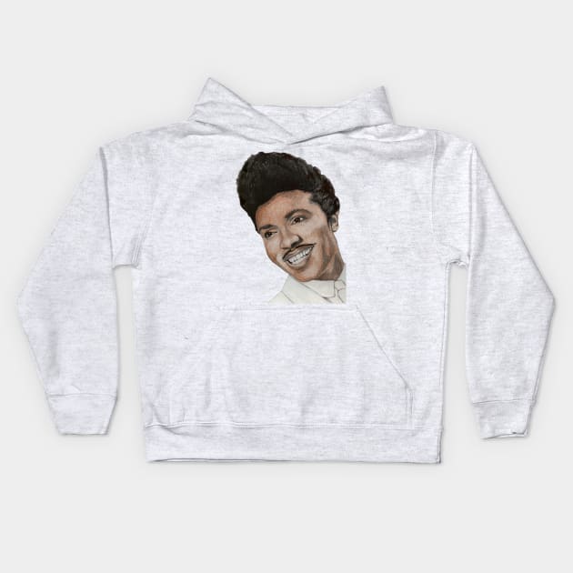 Little Richard Kids Hoodie by paulnelsonesch